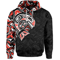 Custom Canada Haida Hoodie Killer Whale LT6 - Wonder Print Shop