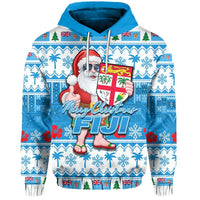 Fiji Christmas Hoodie Cool Santa Claus LT6 - Wonder Print Shop