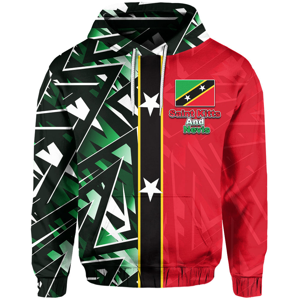 Custom Saint Kitts and Nevis Hoodie Sport Style LT6 - Wonder Print Shop