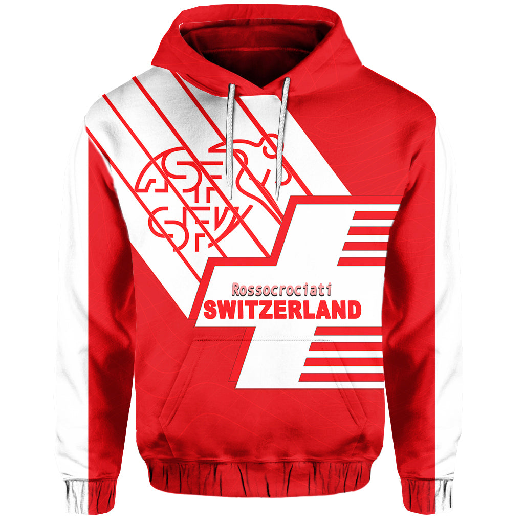 Custom Switzerland Football Hoodie Sport Style LT6 - Wonder Print Shop