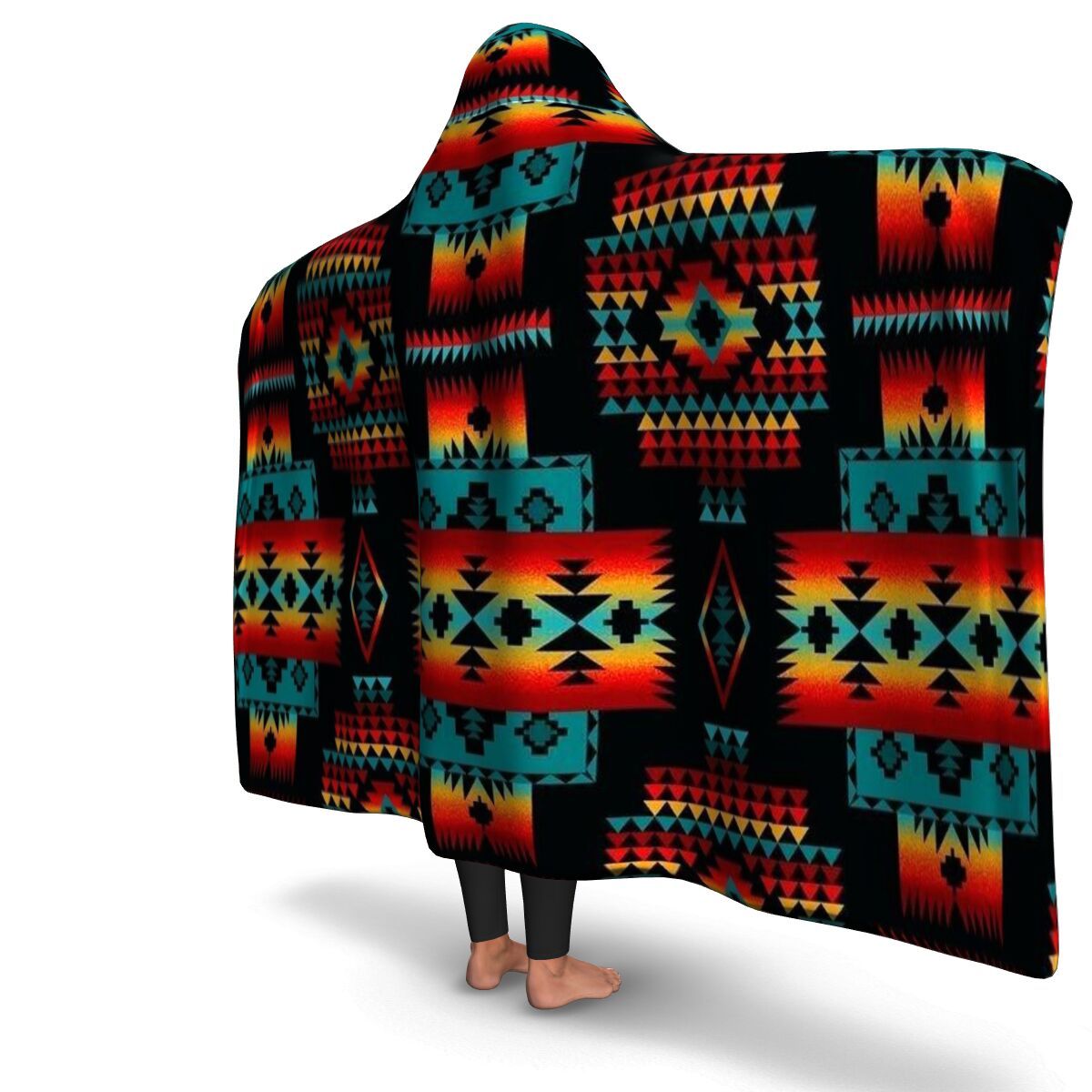 pattern-native-american-design-hooded-blanket
