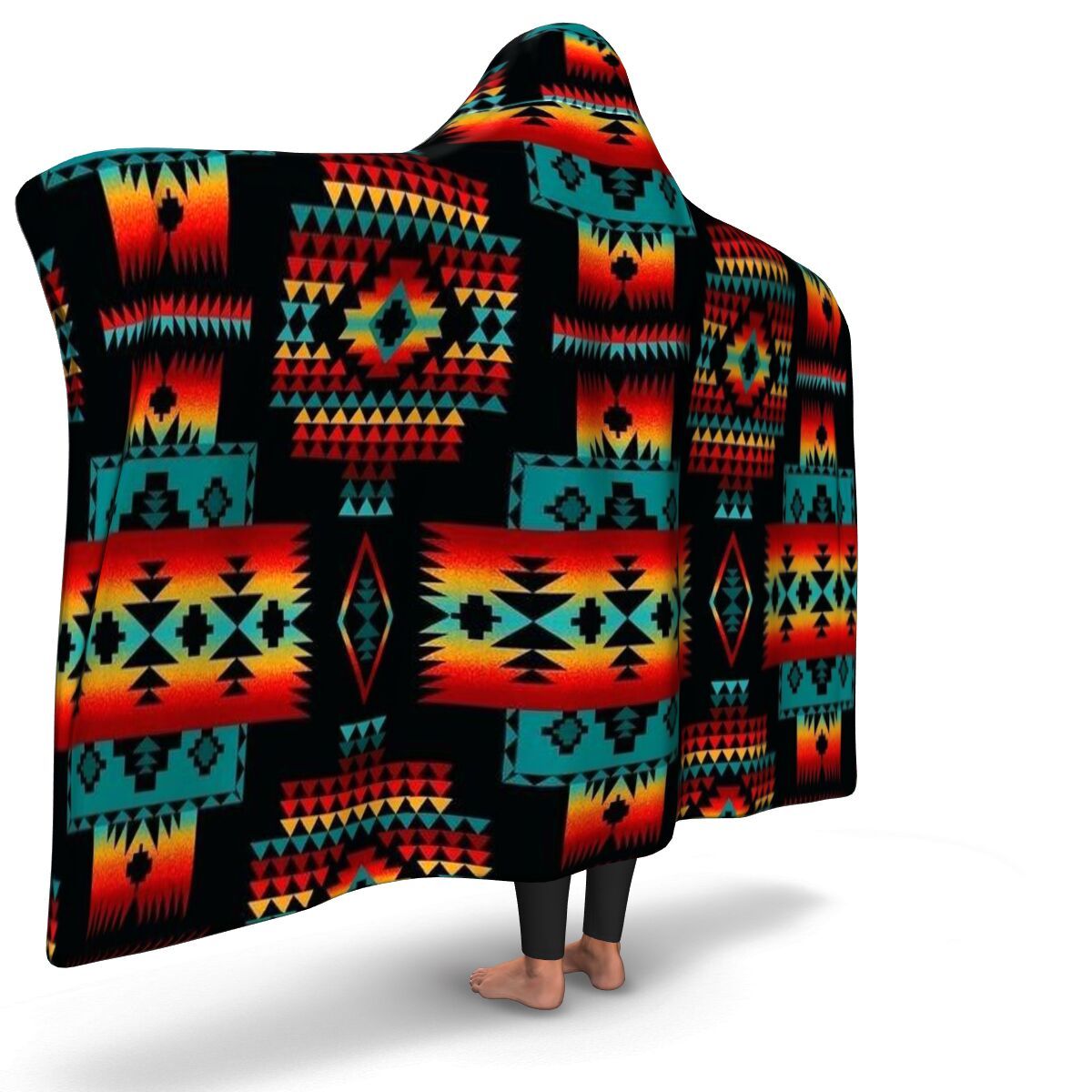 pattern-native-american-design-hooded-blanket