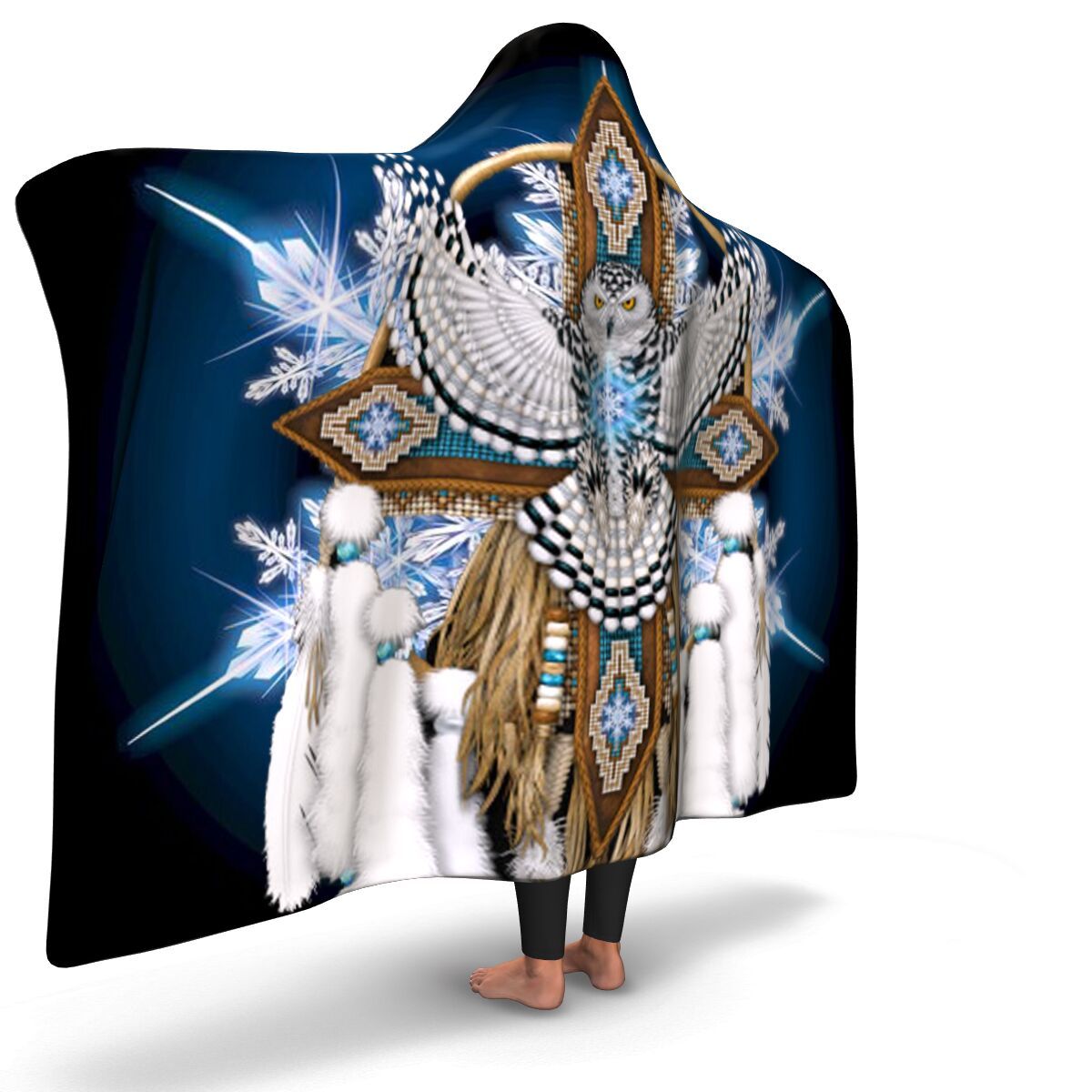 snow-owl-dreamcatcher-native-american-hooded-blanket