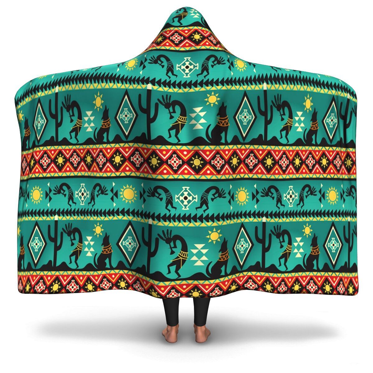 kokopelli-myth-green-native-american-hoodie-blanket