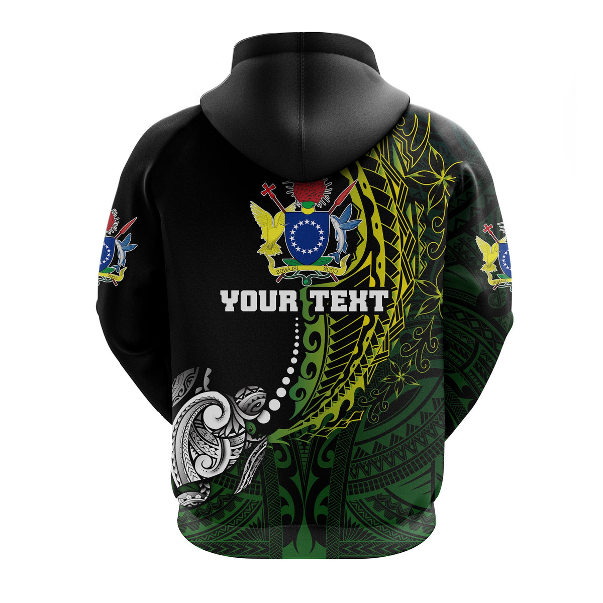 Custom Cook Islands Zip Hoodie Simple Style LT16 - Wonder Print Shop