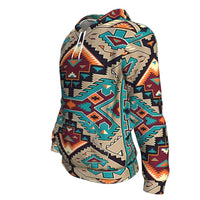Native American Tribal Ethnic Pattern Blue 3D Pullover Hoodies LT10 - Wonder Print Shop