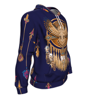 Golden Owl Dream Catcher 3D Pullover Hoodie Native American LT10 - Wonder Print Shop