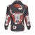 Bison Head Red Rose 3D Pullover Hoodie Native American LT10 - Wonder Print Shop