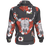 Bison Head Red Rose 3D Pullover Hoodie Native American LT10 - Wonder Print Shop