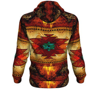 Southwest Brown Symbol Native American Pullover Hoodie LT10 - Wonder Print Shop