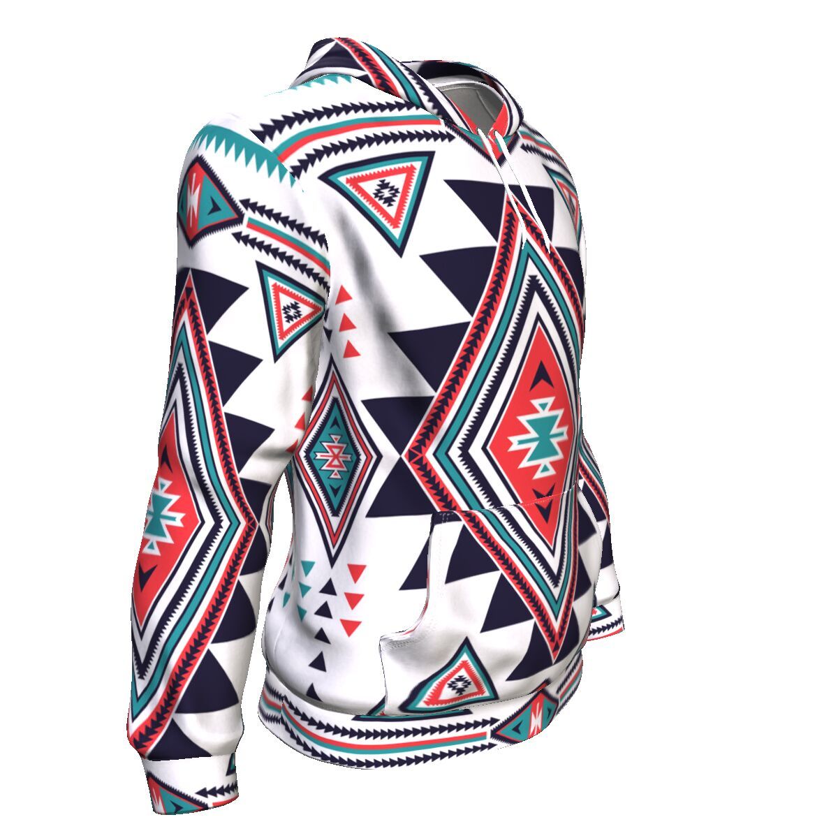 Symbol Pattern Native American All Over Hoodie LT10 - Wonder Print Shop