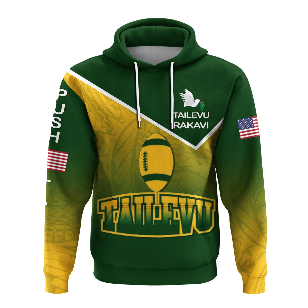 Tailevu Rugby Union Fiji Islands Hoodie LT4 - Wonder Print Shop