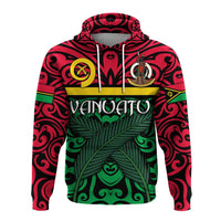 Custom Vanuatu Hoodie Melanesian Warrior Version 2 LT4 - Wonder Print Shop