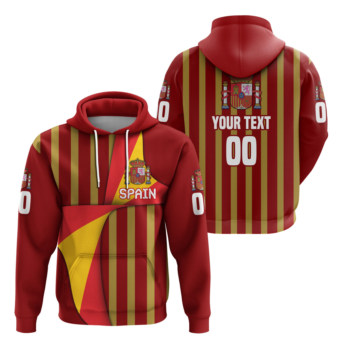 Custom Spain Football 2021 Hoodie Special Style LT16 - Wonder Print Shop