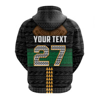Custom Polynesian Bowl Zip Hoodie Custom Text and Number LT4 - Wonder Print Shop