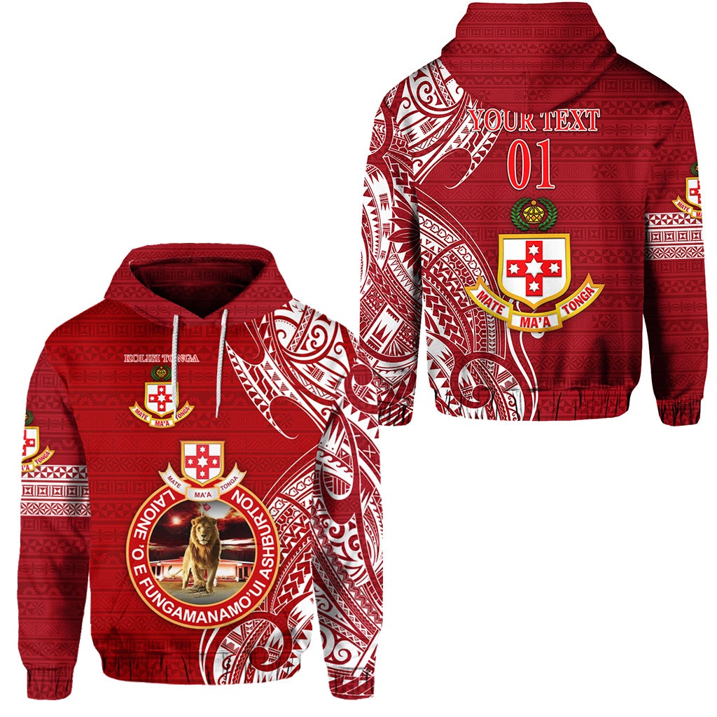 Custom Kolisi Tonga Mate Maa Tonga Hoodie Laione O E FungamanamoUi Ashburton, Custom Text And Number LT8 - Wonder Print Shop
