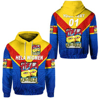 Custom Papua New Guinea Hela Wigmen Hoodie Rugby Original Style, Custom Text And Number LT8 - Wonder Print Shop