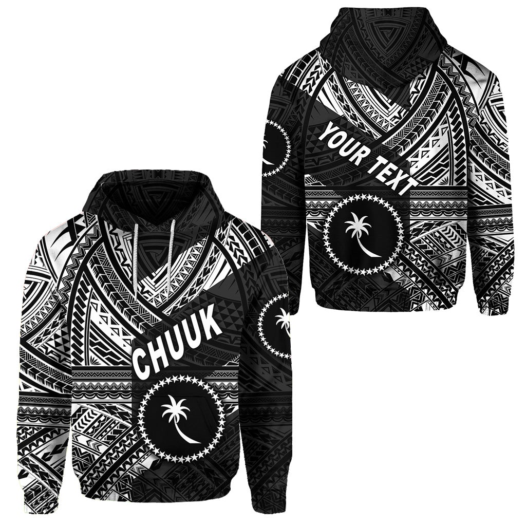 Custom FSM Chuuk Hoodie Original Style Black LT8 - Wonder Print Shop