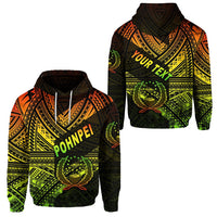 Custom FSM Pohnpei Hoodie Original Style Reggae LT8 - Wonder Print Shop