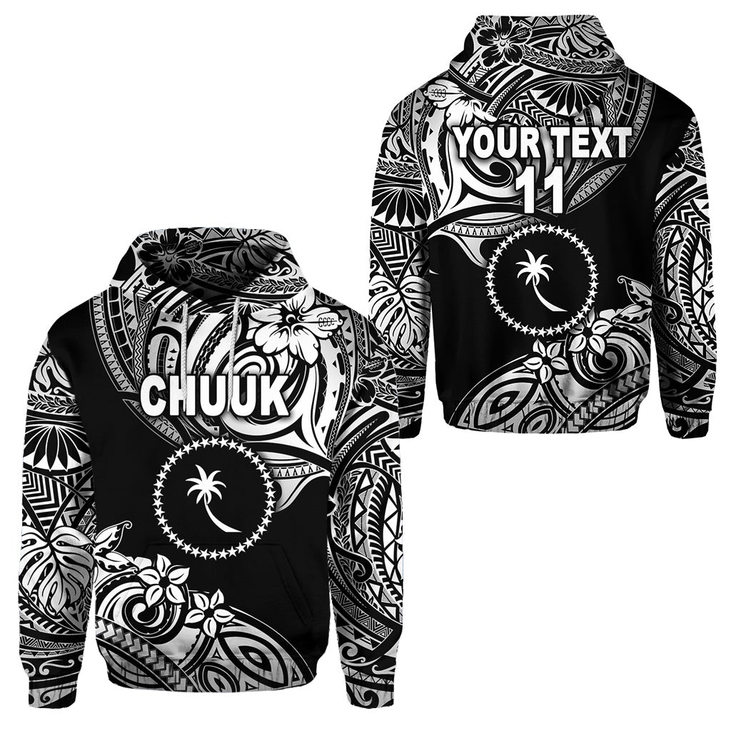 Custom FSM Chuuk Hoodie Unique Vibes Black LT8 - Wonder Print Shop