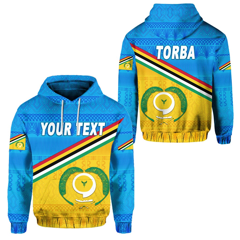 Custom Torba Province Hoodie Vanuatu Pattern Traditional Style LT8 - Wonder Print Shop