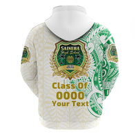 Custom Saineha Tonga Zip Hoodie Tattoo Special Class of LT16 - Wonder Print Shop