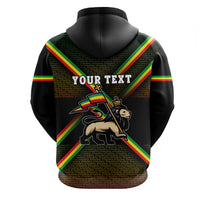 Custom Ethiopia Zip Hoodie Typography LT16 - Wonder Print Shop