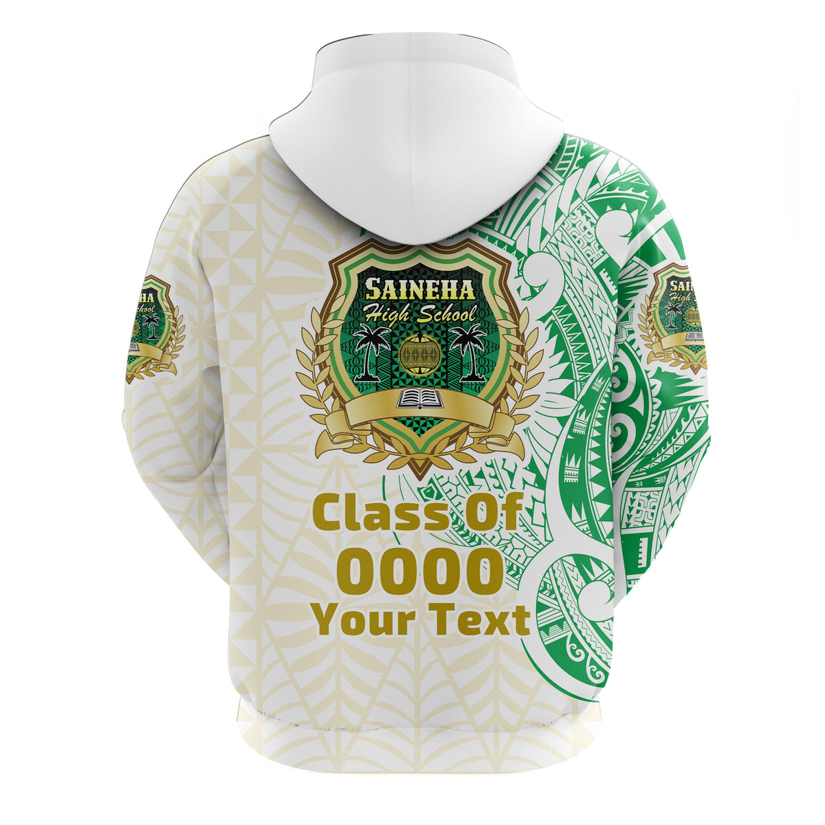 Custom Saineha Tonga Hoodie Tattoo Special Class of LT16 - Wonder Print Shop