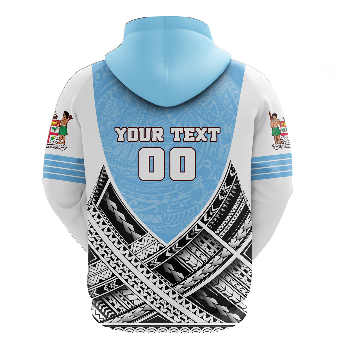 Custom Fiji Hoodie Polynesian Sport Style LT16 - Wonder Print Shop