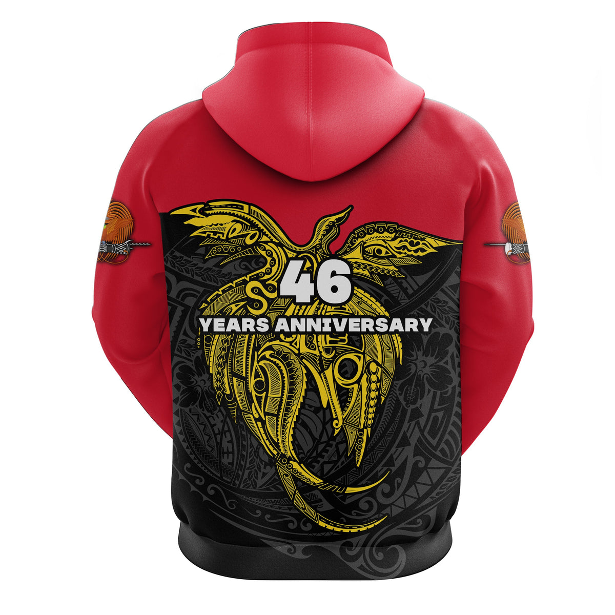 Papua New Guinea Zip Hoodie Independence Day Simple Style LT16 - Wonder Print Shop