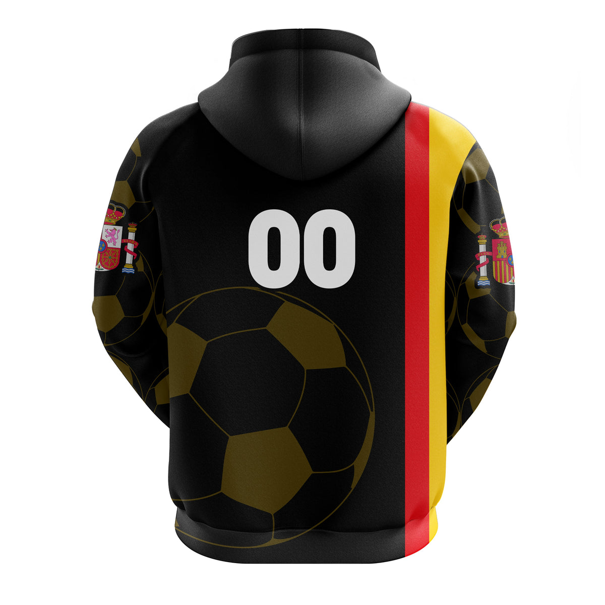 Custom Spain Football 2021 Hoodie Simple Style LT16 - Wonder Print Shop