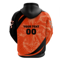 Custom The Netherlands Football 2021 Zip Hoodie Sport Style LT16 - Wonder Print Shop