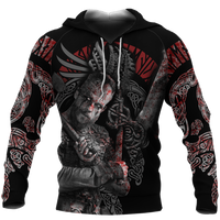 Viking Hoodie Floki Combatant RLT12 - Wonder Print Shop