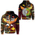 Custom Papua New Guinea And Australia Aboriginal Hoodie Together LT8 - Wonder Print Shop