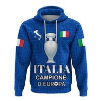 Italia Campione DEuropa Its coming to Rome Hoodie Blue LT4 - Wonder Print Shop