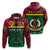 Custom Vanuatu Zip Hoodie Melanesian Warrior Version 2 LT4 - Wonder Print Shop