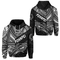 FSM Pohnpei Hoodie Happy Independence Day Original Vibes Black LT8 - Wonder Print Shop