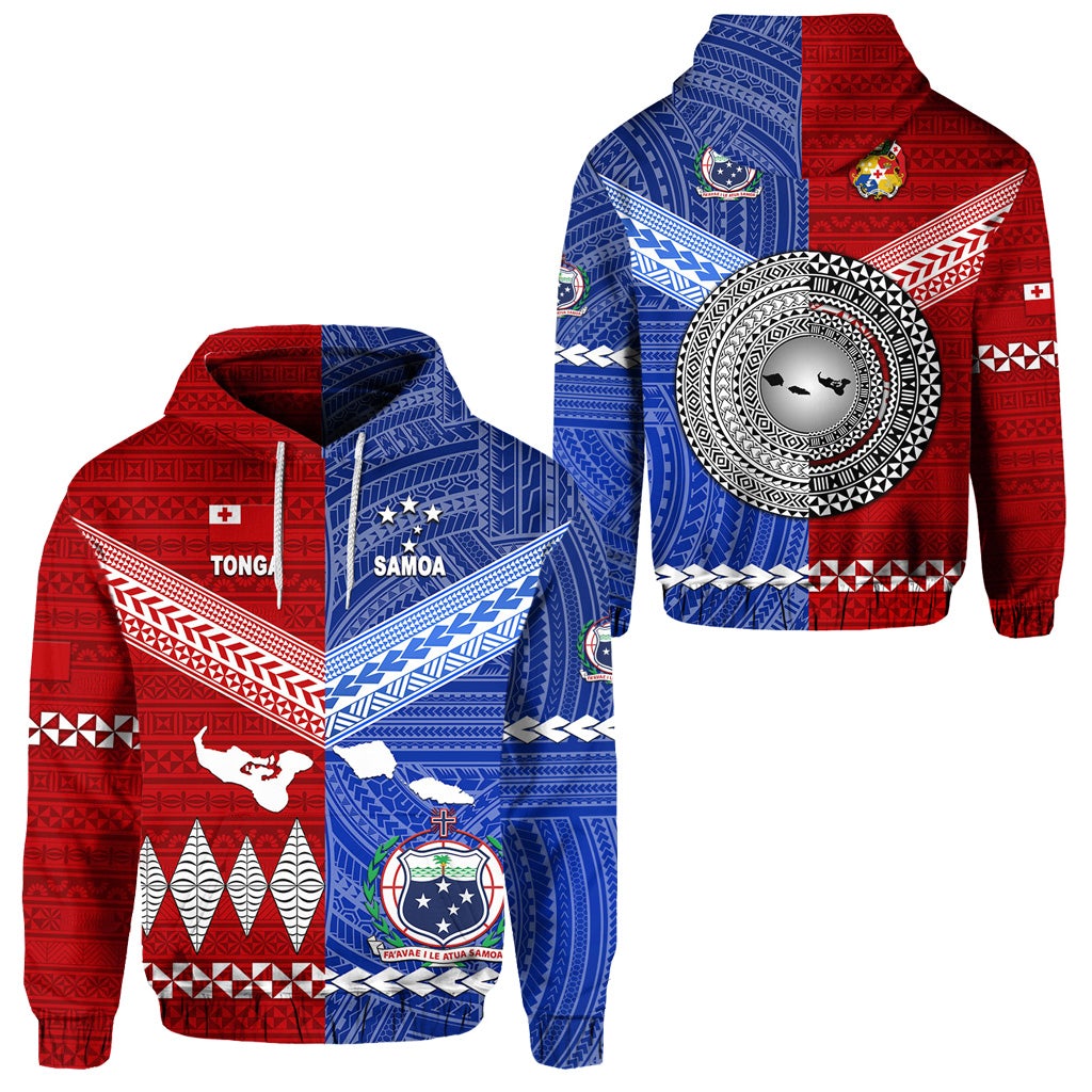 Tonga and Samoa Together Hoodie Unique Style LT8 - Wonder Print Shop