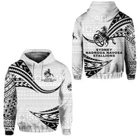 Fiji Rugby Hoodie Sydney Nadroga Navosa Stallions Unique Version White LT8 - Wonder Print Shop