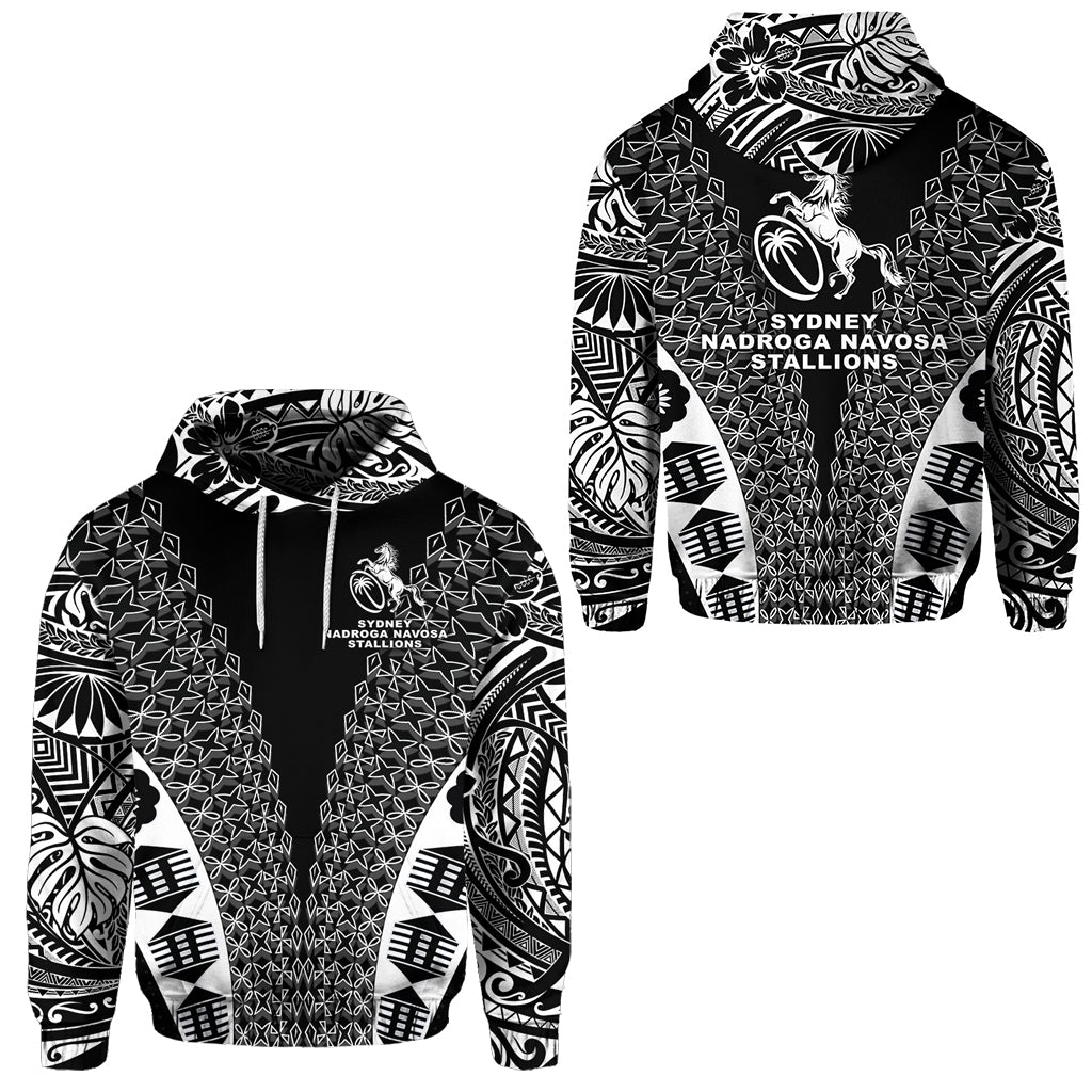 Fiji Rugby Hoodie Sydney Nadroga Navosa Stallions Tapa Vibes LT8 - Wonder Print Shop