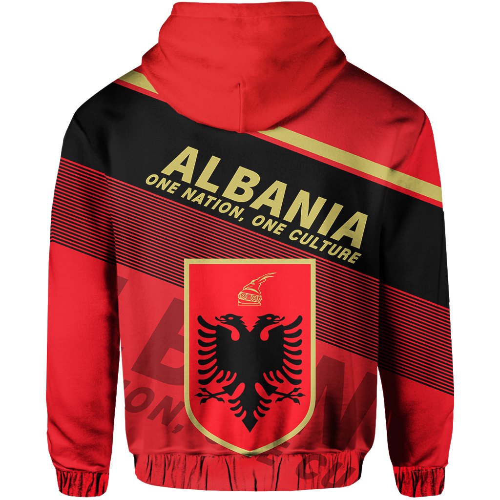 Albania Hoodie Flag Motto Limited Style - Wonder Print Shop