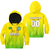 (Custom Personalised And Number) Brasil World Cup 2022 Hoodie KID Sport Style LT6 - Wonder Print Shop