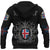 Custom Viking Iceland Flag and Map Zip Hoodie style Viking Geri and Freki RLT12 - Wonder Print Shop