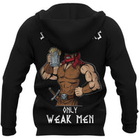 Viking Viking Beer There Are No Strong Beers, Only Weak Men Zip Hoodie RLT12 - Wonder Print Shop