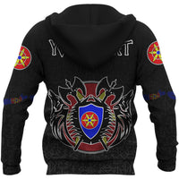 Custom Viking Kven Flag and Map Hoodie style Viking Geri and Freki RLT12 - Wonder Print Shop