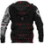 Viking Zip Hoodie - Double Dragon Tattoo and Vegvisir Blood RLT12 - Wonder Print Shop