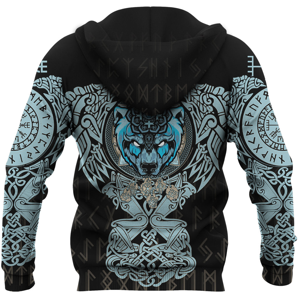 Viking Bear Tattoo Viking Zip Hoodie RLT12 - Wonder Print Shop