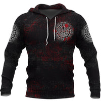 Viking Hoodie Viking Bear Claws Blood Tattoo RLT12 - Wonder Print Shop