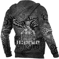Viking Zip Hoodie - Celtic Warrior RLT12 - Wonder Print Shop