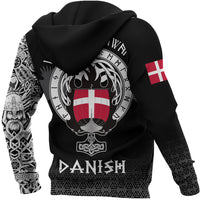 Viking Hoodie Danish Drakkar RLT12 - Wonder Print Shop